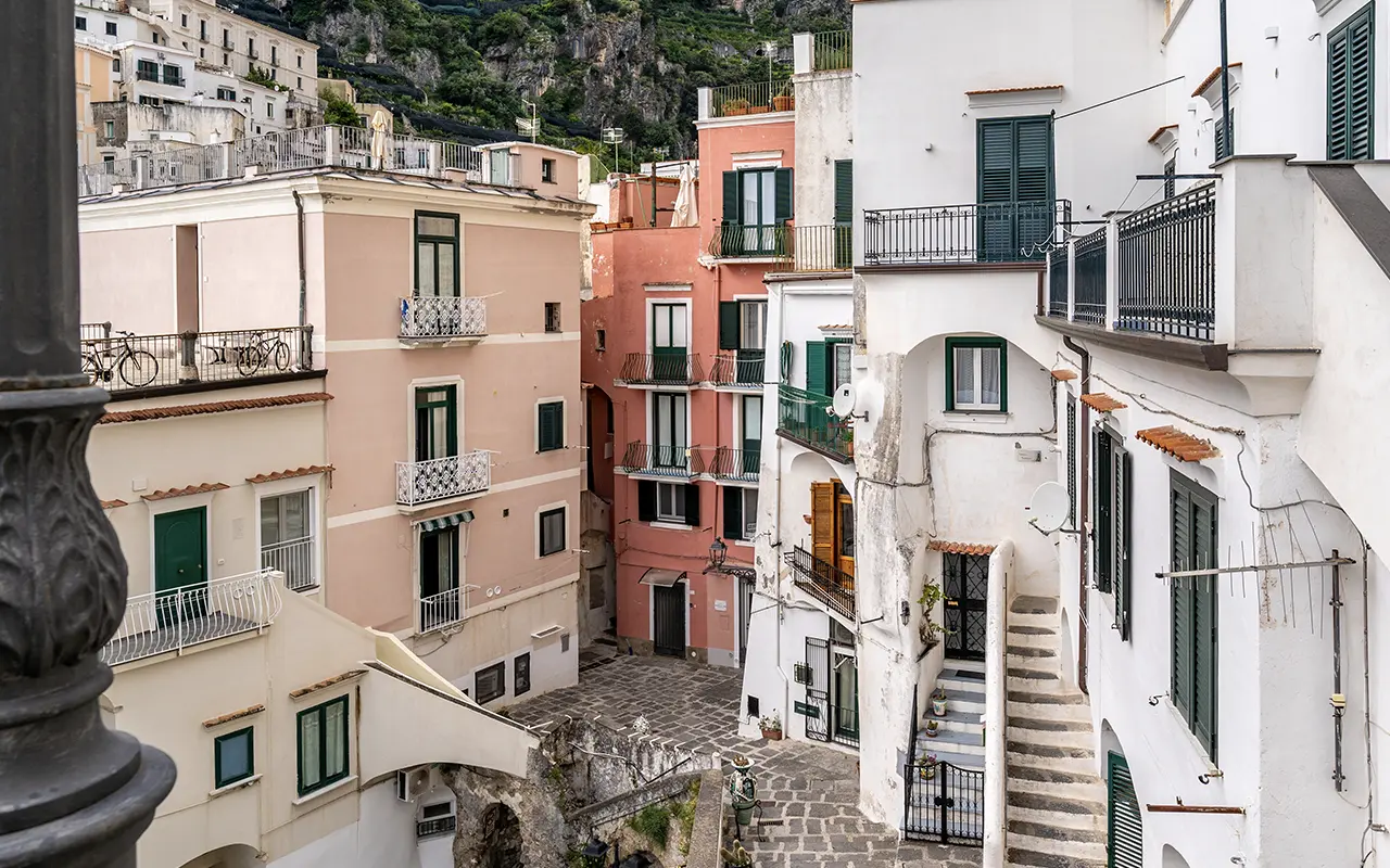 Апартаменты Aria di Mare в Атрани — вид на море с террасы