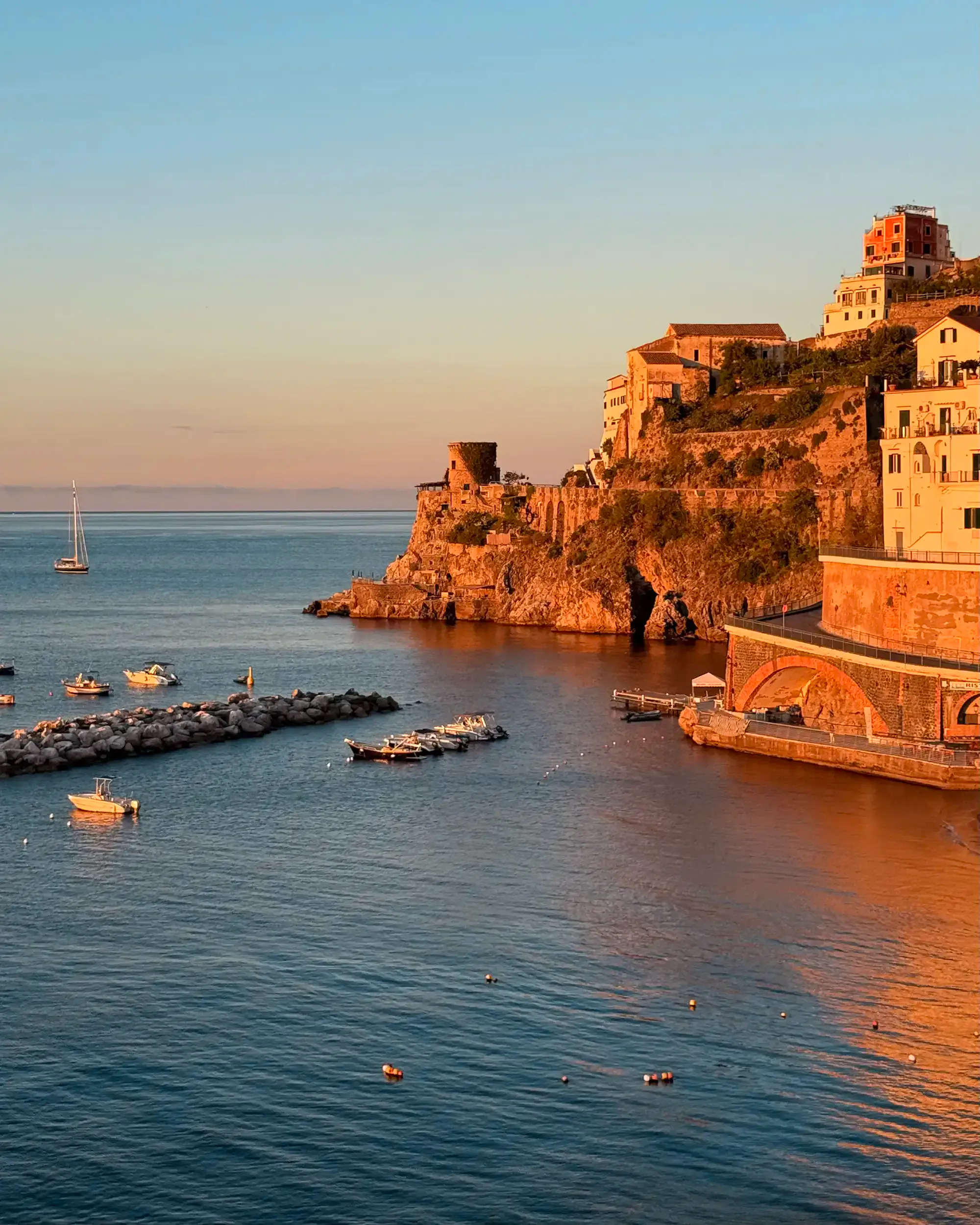 Атрани - вид на побережье