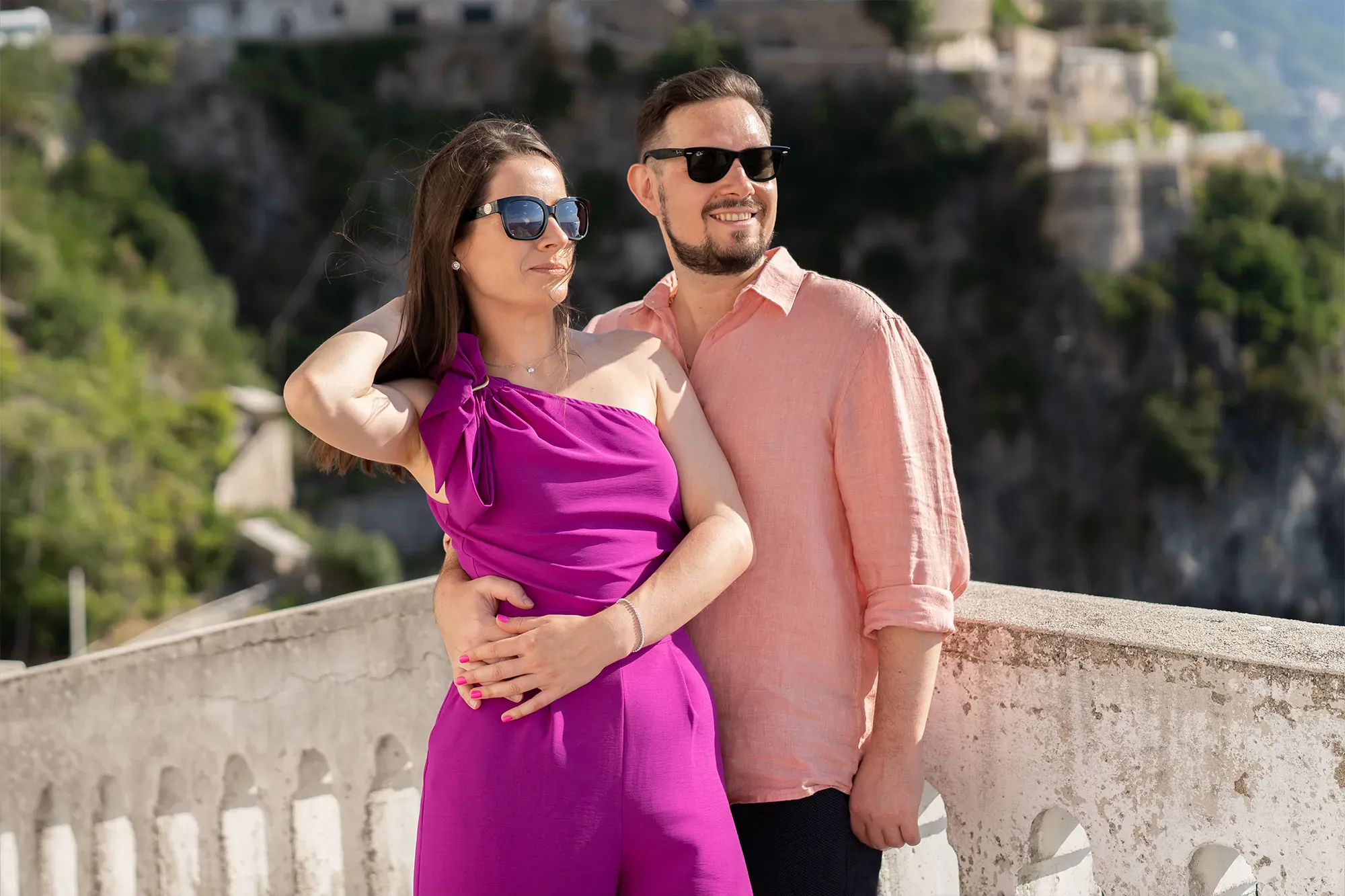 Парная фотосессия в Атрани на рассвете